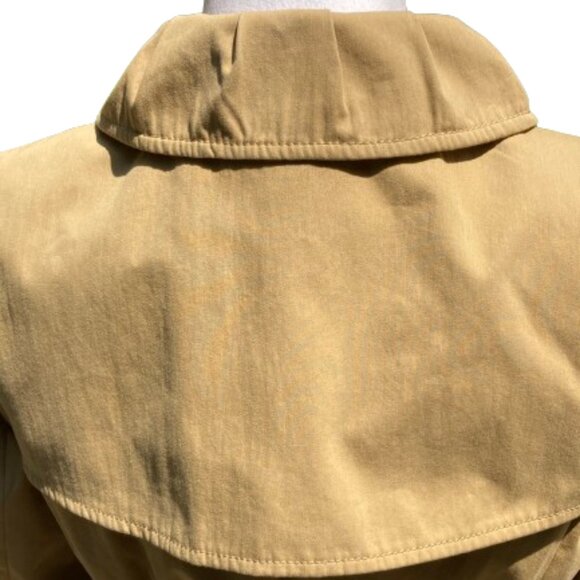 J. Crew Women's Trench Coat Khaki Double Breasted Classic Lined Collar Belt, 8P - Picture 14 of 15